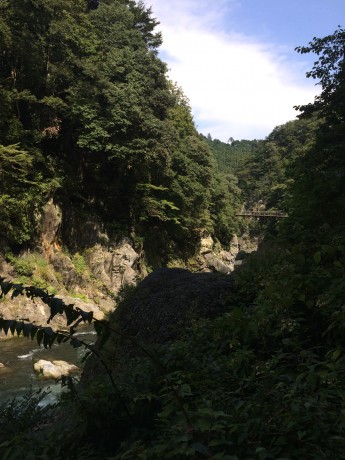 多摩川の渓谷