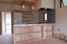 オーダー　木製キッチン