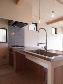 木製キッチン　